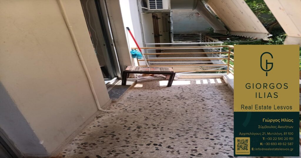 Ενοικιάζεται διαμέρισμα στη Χρυσομαλλούσα Μυτιλήνης (3817)