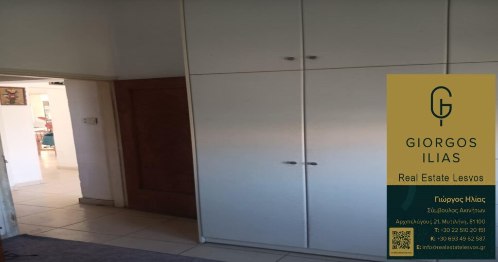 Ενοικιάζεται Διαμέρισμα 90τ.μ. στις Νέες Κυδωνίες Λέσβου (4211)