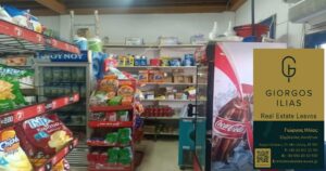 Ενοικιάζεται δυόροφο κατάστημα 130τ.μ. Παναγιούδα Λέσβου (4326)